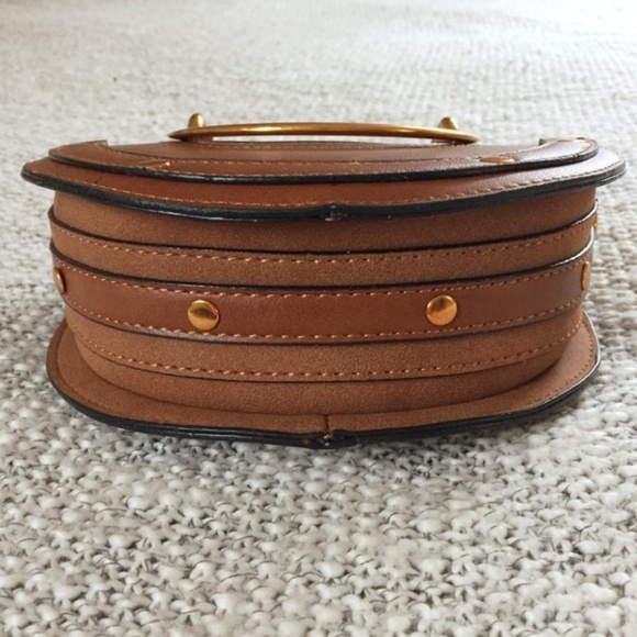 Boho Brown Horseshoe Circle Crossbody Bag NEW!! - Picture 6 of 7